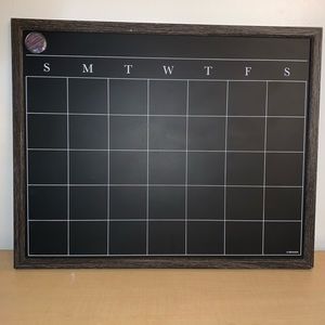 Hanging chalk board calendar